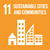 Symbol for SDG 11 - Sustainable Cities and Communities