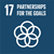 Symbol for SDG 17 - Partnerships For The Goals