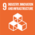 Symbol for SDG 9 - Industry, Innovation and Infrastructure